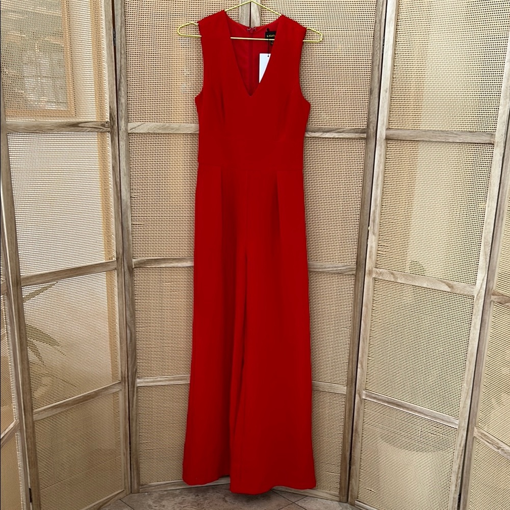 Elegant Red Jumpsuit
